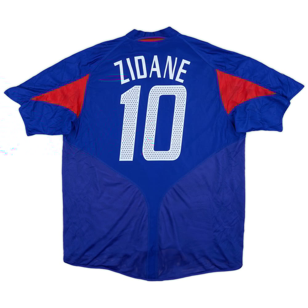 2004-06 France Home Shirt Zidane #10 - 6/10 - (XL)