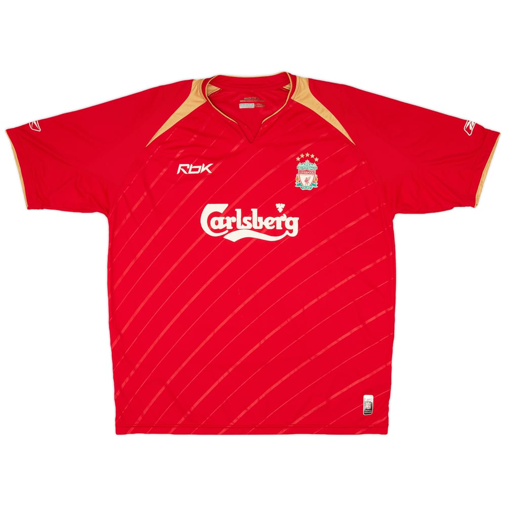 2005-06 Liverpool CL Home Shirt - 5/10 - (XL)