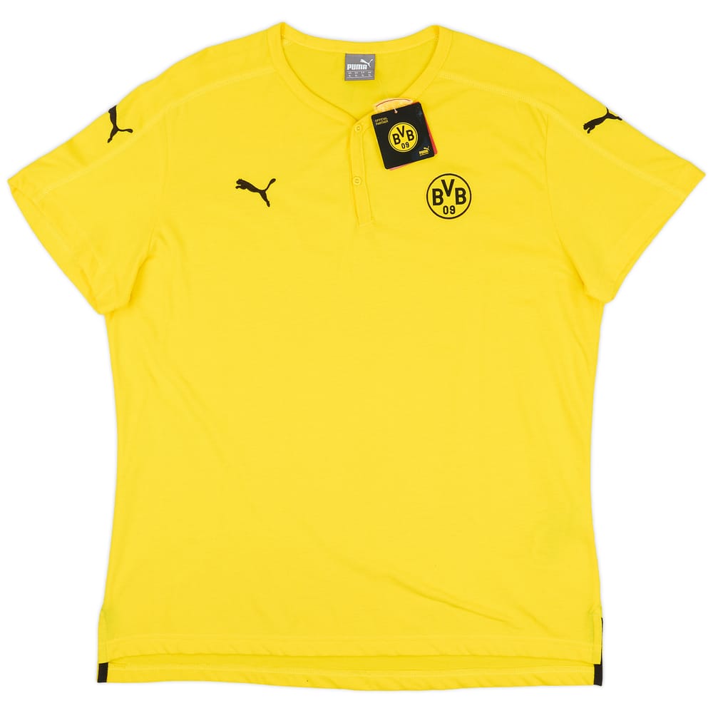 2015-16 Borussia Dortmund Puma Casual Henley Tee