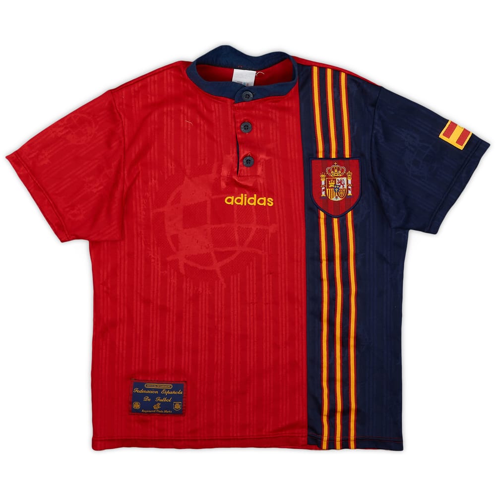 1996-98 Spain Home Shirt - 8/10 - (XS)
