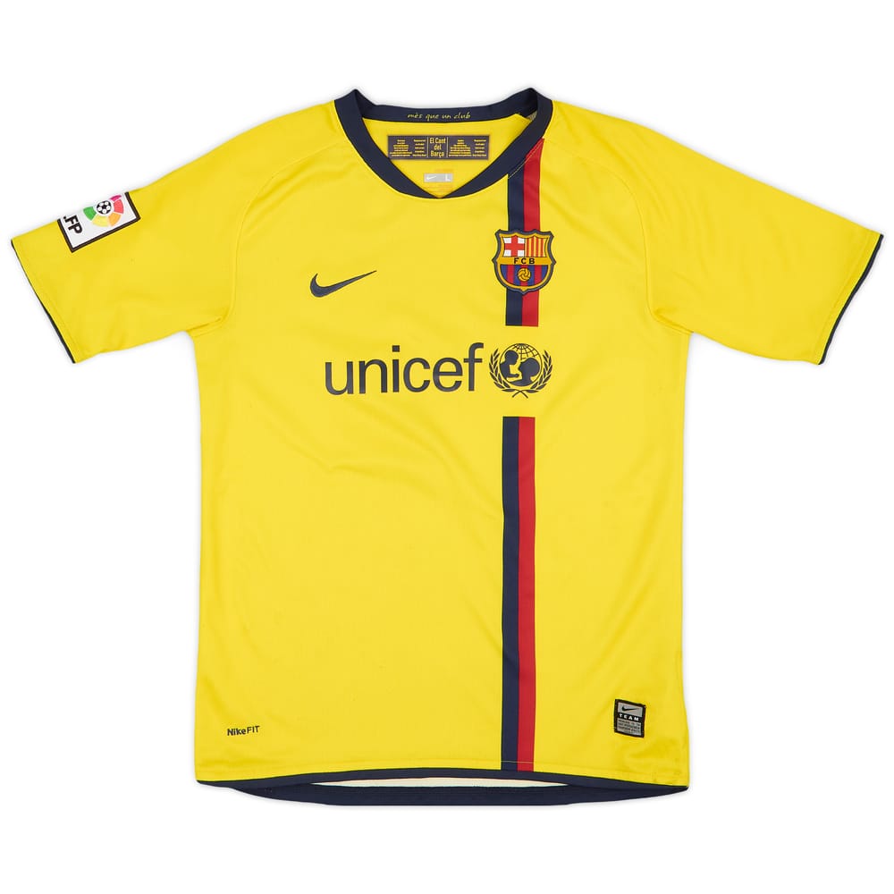 2008-10 Barcelona Away Shirt - 6/10 - (L.Boys)