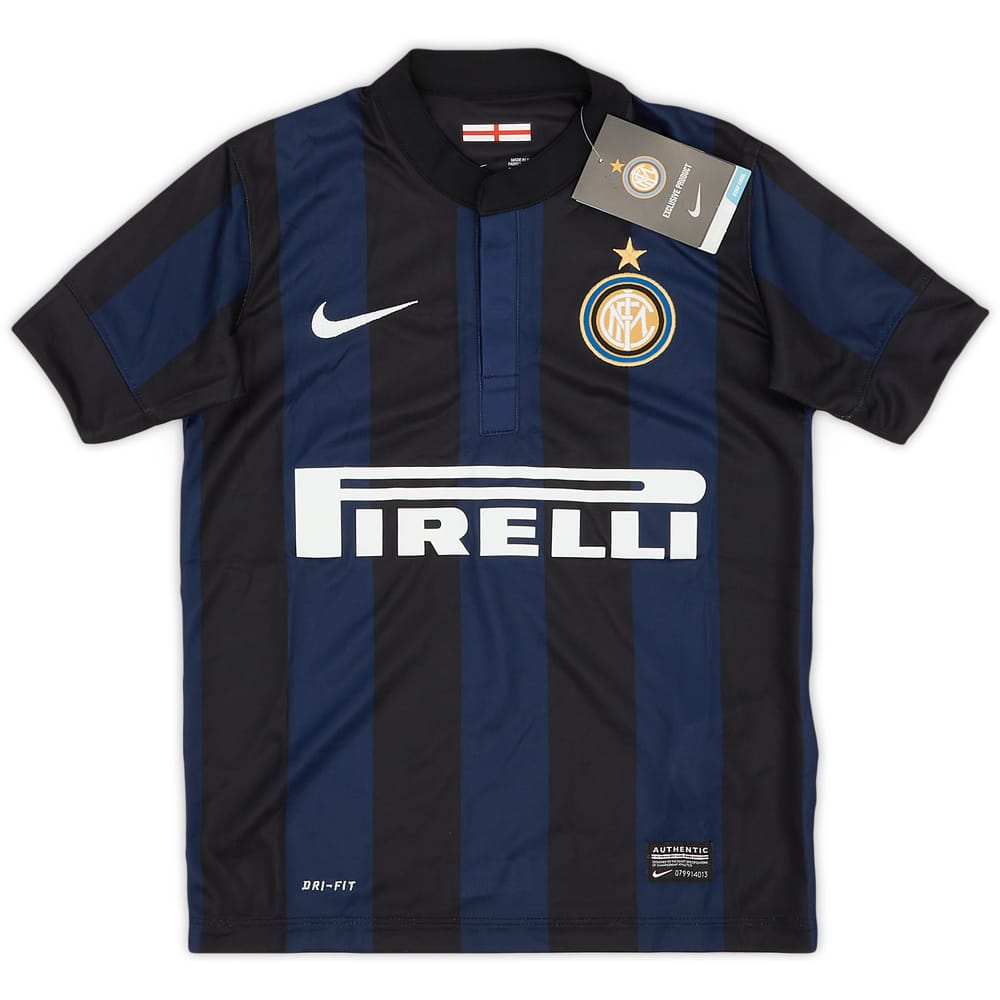 2013-14 Inter Milan Home Shirt (XS.Boys)