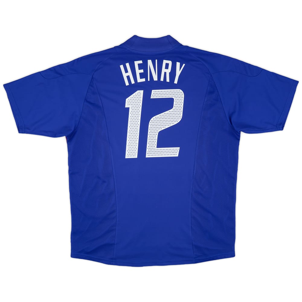 2002-04 France Home Shirt Henry #12 - 7/10 - (XL)