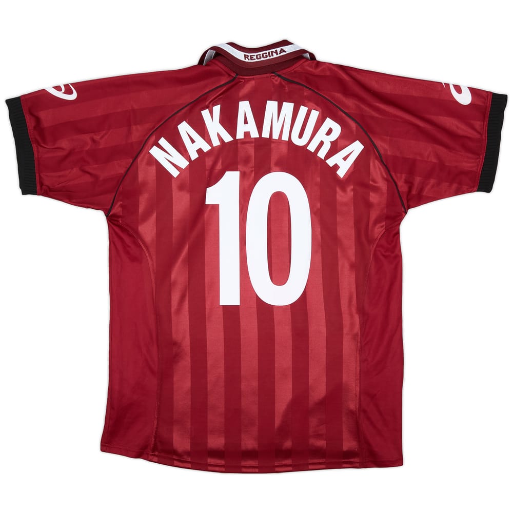 2002-03 Reggina Home Shirt Nakamura #10 - 9/10 - (M)