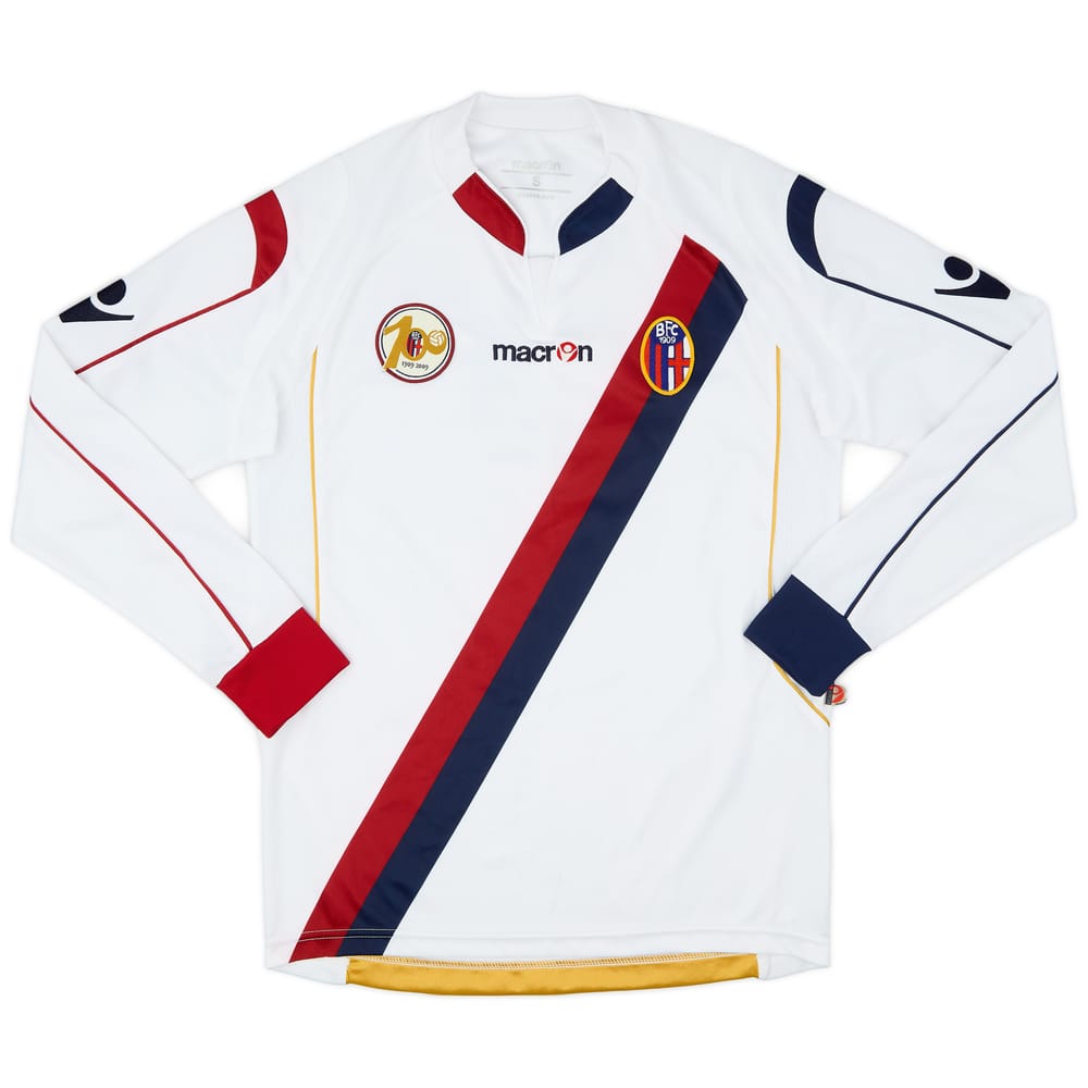 2009-10 Bologna Centenary Away L/S Shirt #8 - 9/10 - (S)