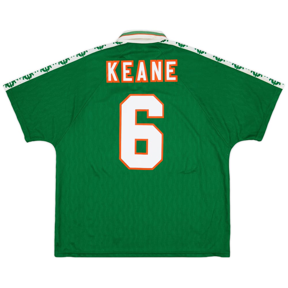 1996-98 Ireland Home Shirt Keane #6 - 9/10 - (XXL)