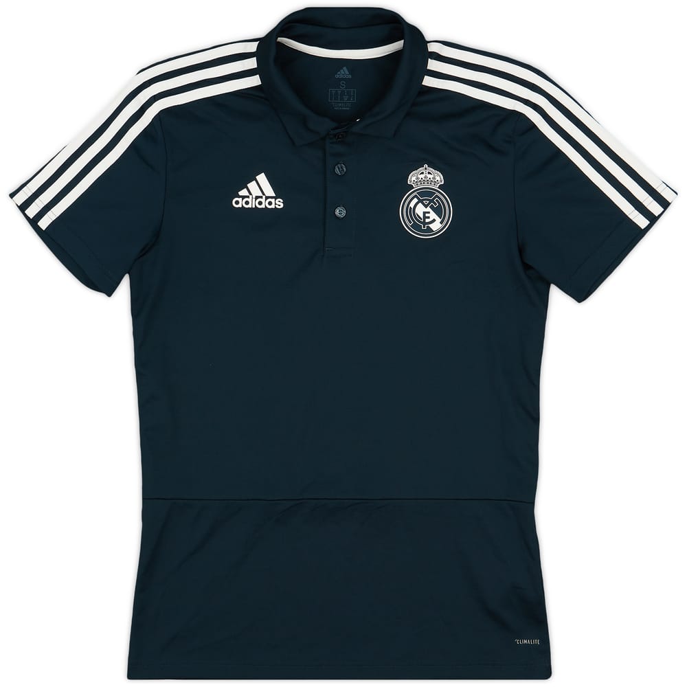 2018-19 Real Madrid adidas Polo Shirt - 9/10 - (S)