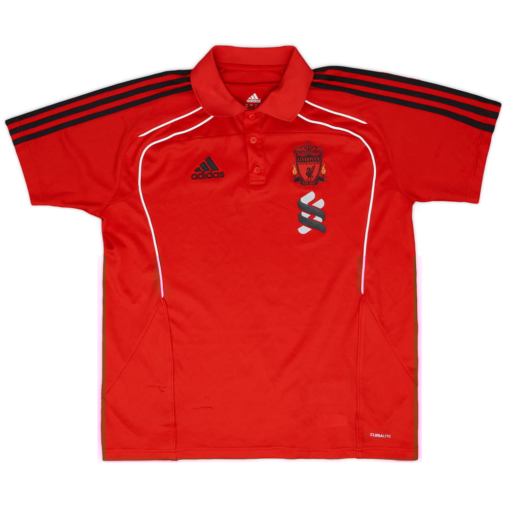 2010-11 Liverpool adidas Polo Shirt - 7/10 - (L)