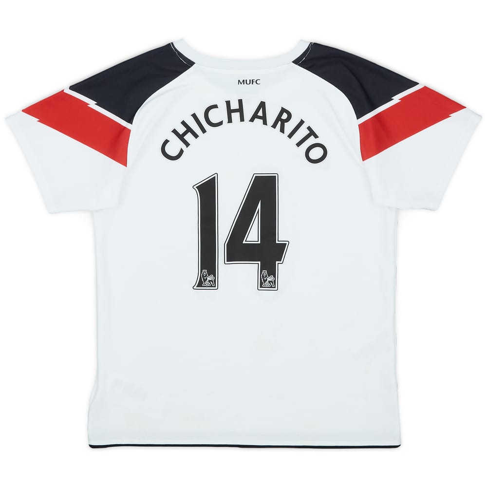2010-12 Manchester United Away Shirt Chicharito #14 - 7/10 - (7-8Y)