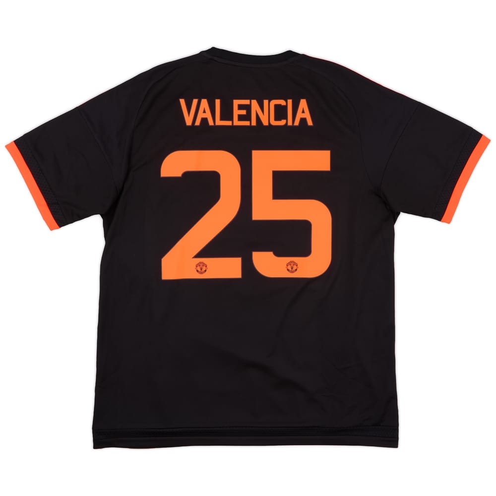 2015-16 Manchester United Third Shirt Valencia #25 - 9/10 - (XL)