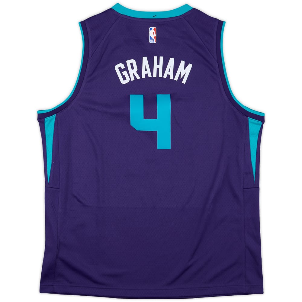 2019-21 Charlotte Hornets Graham #4 Jordan Swingman Alternate Jersey (XL.Boys)
