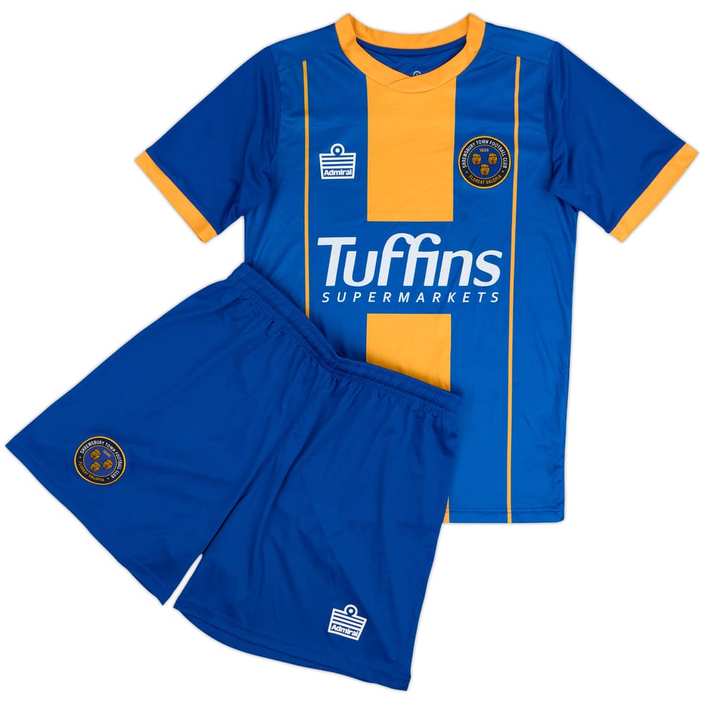 2019-20 Shrewsbury Home Shirt & Shorts - 8/10 - (S)