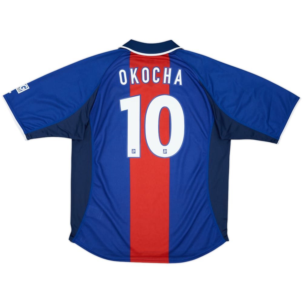 2000-01 Paris Saint-Germain Home Shirt Okocha #10 - 9/10 - (XL)