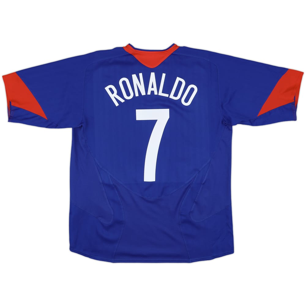 2005-06 Manchester United Away Shirt Ronaldo #7 - 8/10 - (L)