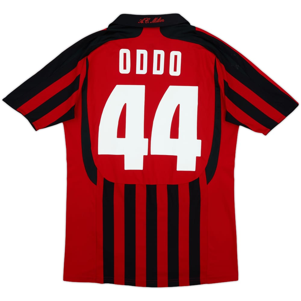 2007-08 AC Milan Home Shirt Oddo #44 - 4/10 - (S)