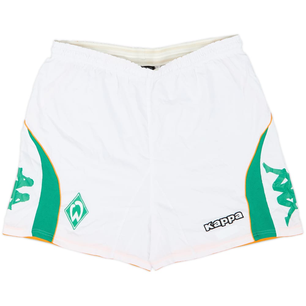 2007-08 Werder Bremen Home Shorts - 9/10 - (XXL)
