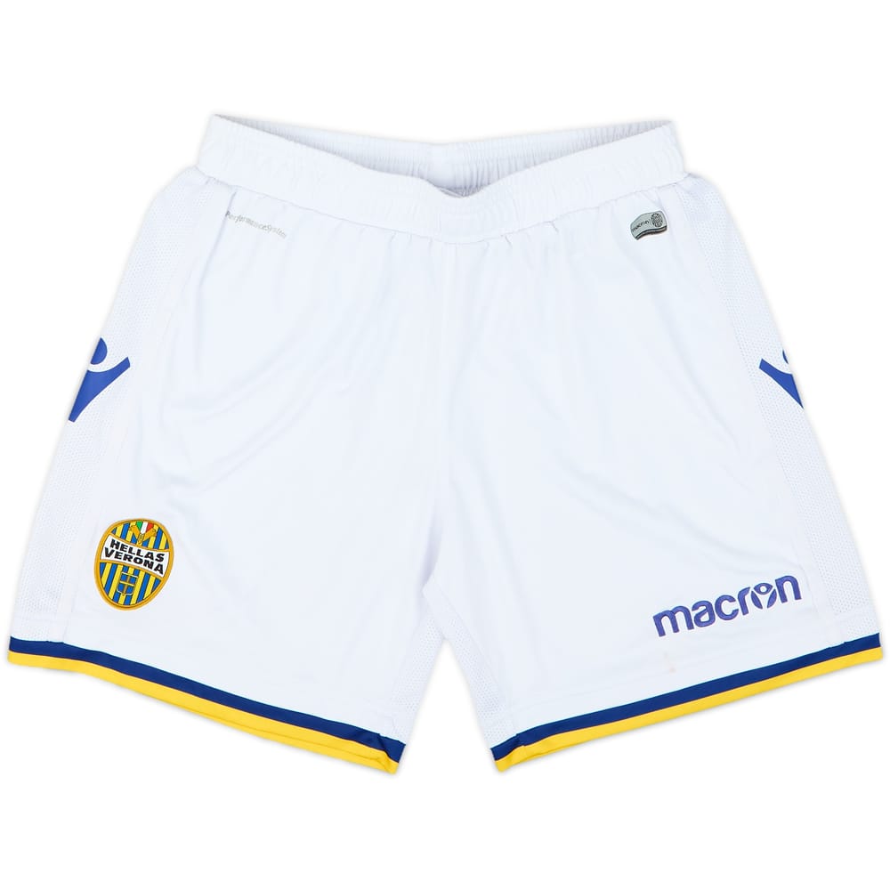 2018-19 Hellas Verona Home Shorts - 8/10 - (S)