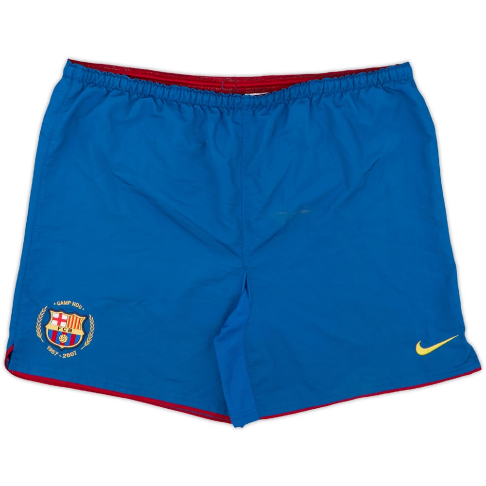 2007-08 Barcelona Home Shorts - 5/10 - (L)