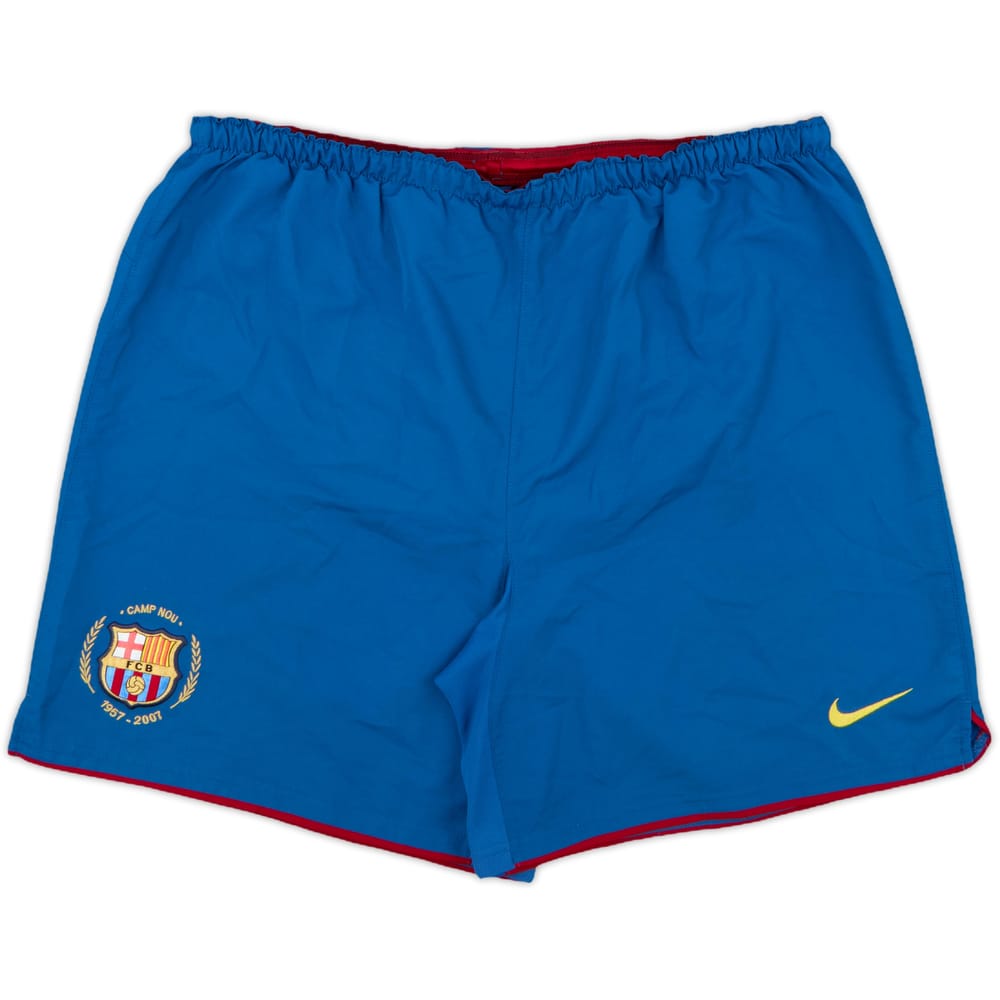 2007-08 Barcelona Home Shorts - 8/10 - (XL)
