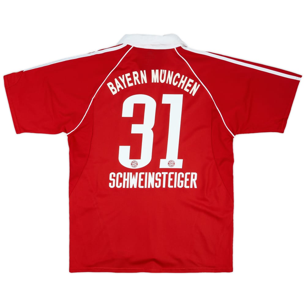 2006-07 Bayern Munich Home Shirt Schweinsteiger #31 - 6/10 - (S)