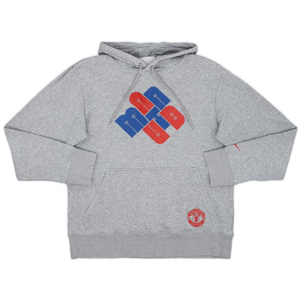 2010-11 Manchester United Nike Hooded Sweat Top - 9/10 - (M)