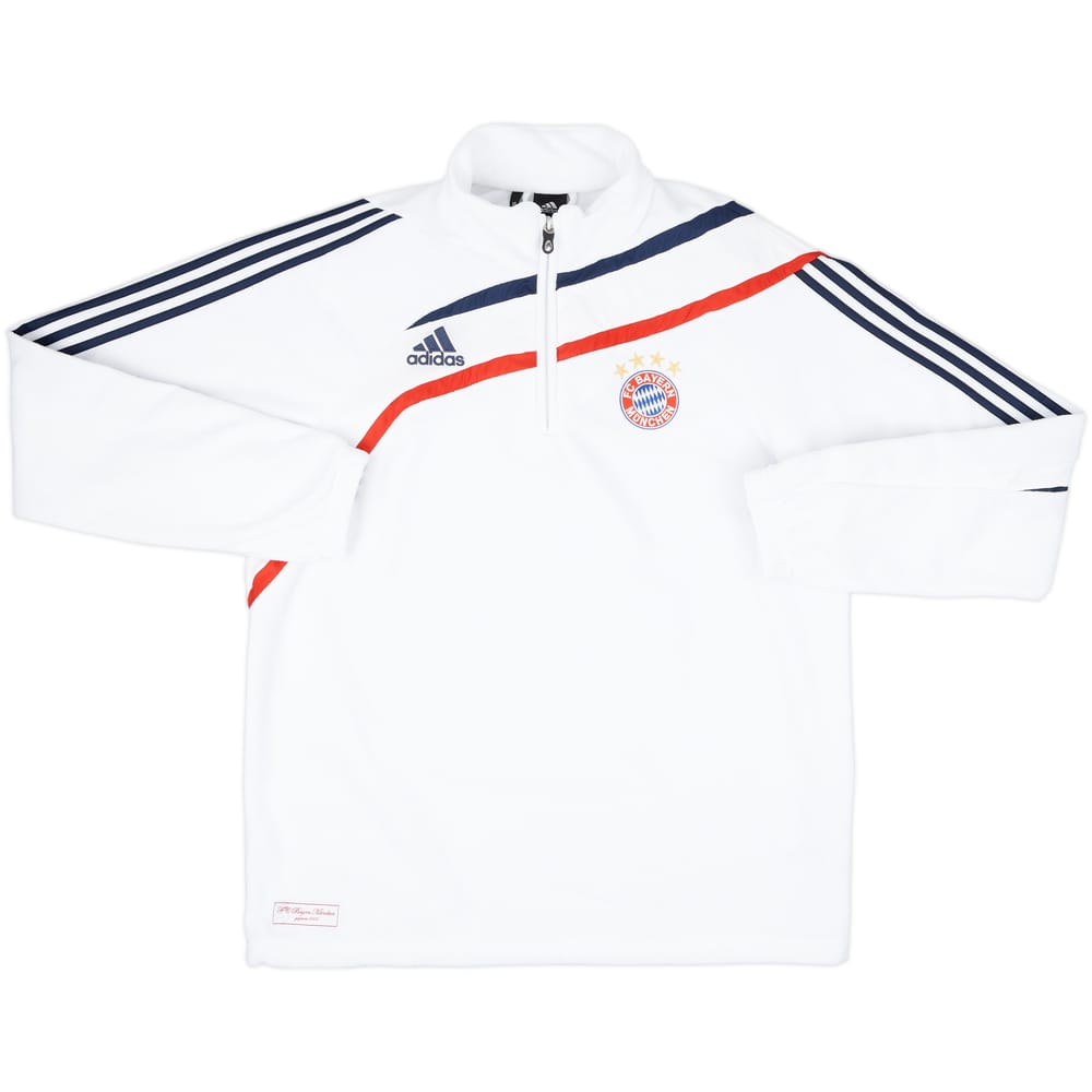 2009-10 Bayern Munich adidas 1/4 Zip Fleece Top - 8/10 - (XL)