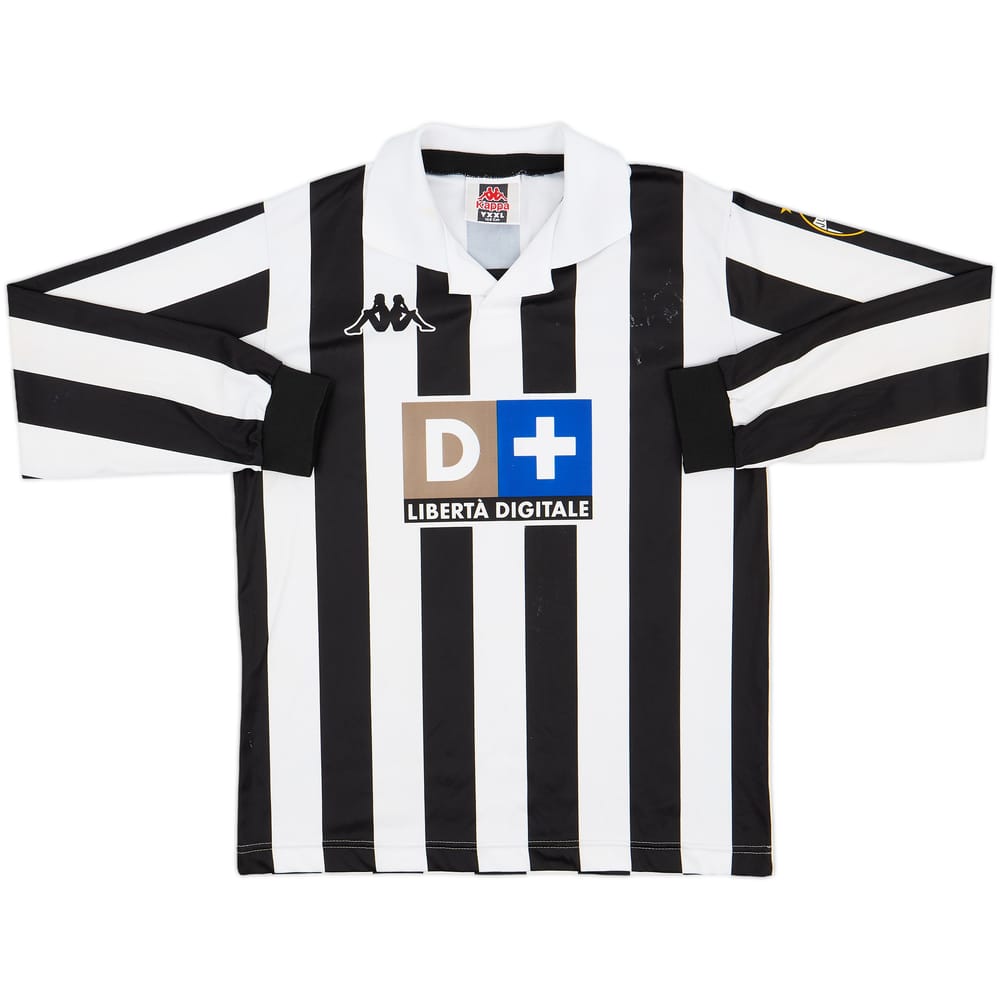 1998-99 Juventus Home L/S Shirt - 6/10 - (XL.Boys)