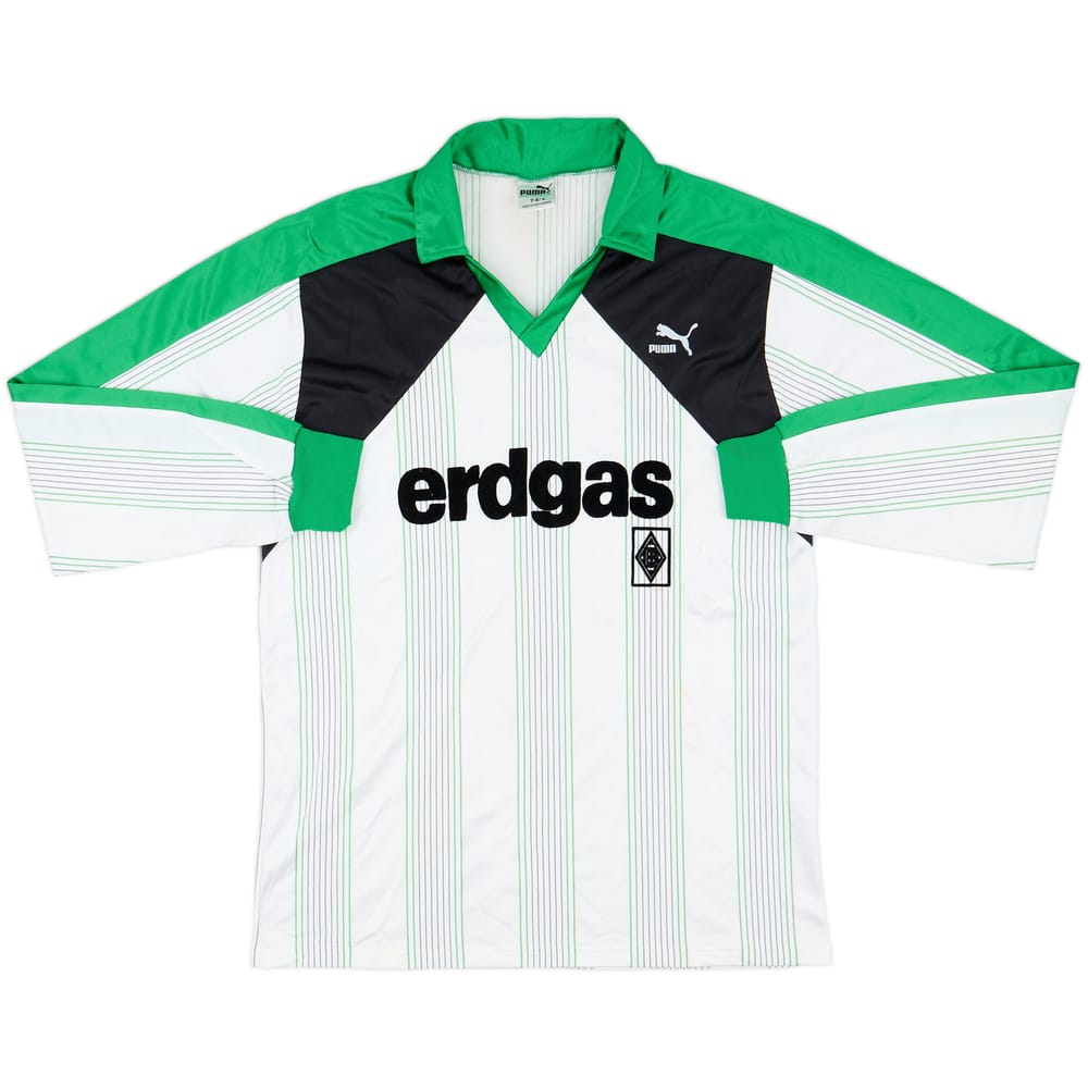 1987-89 Borussia Monchengladbach Home L/S Shirt - 8/10 - (L)