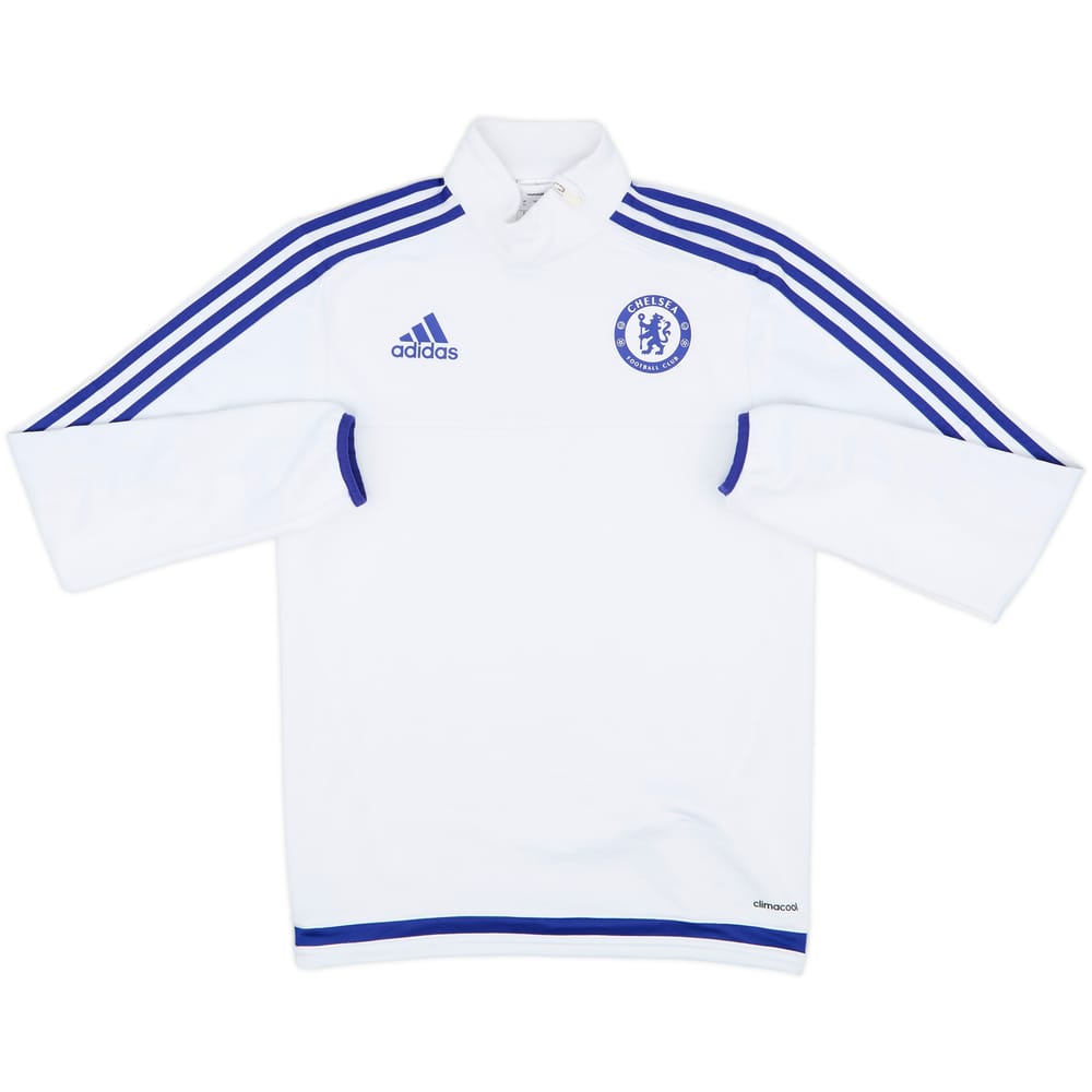 2015-16 Chelsea adidas 1/4 Zip Drill Top - 8/10 - (XS)