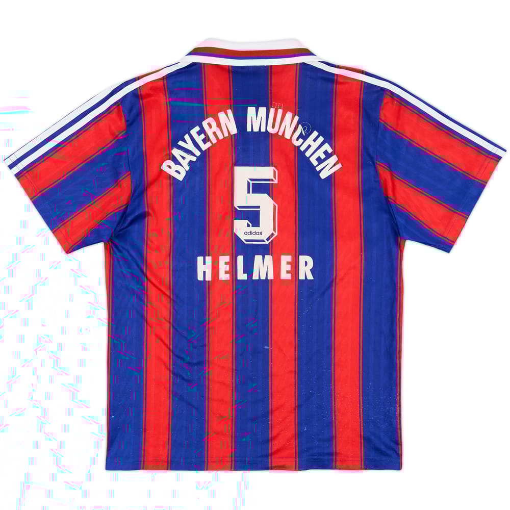 1995-97 Bayern Munich Home Shirt Helmer #5 - 5/10 - (S)