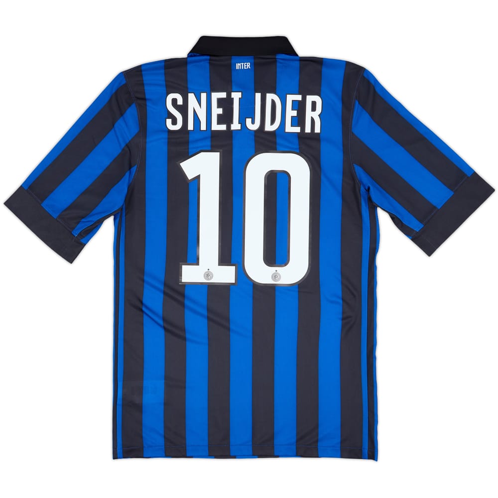 2011-12 Inter Milan Home Shirt Sneijder #10 - 6/10 - (S)