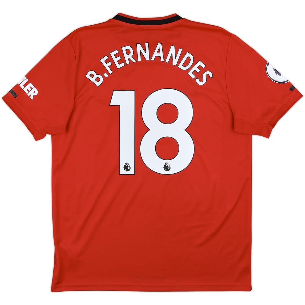 2019-20 Manchester United Home Shirt B.Fernandes #18 - 10/10 - (L)