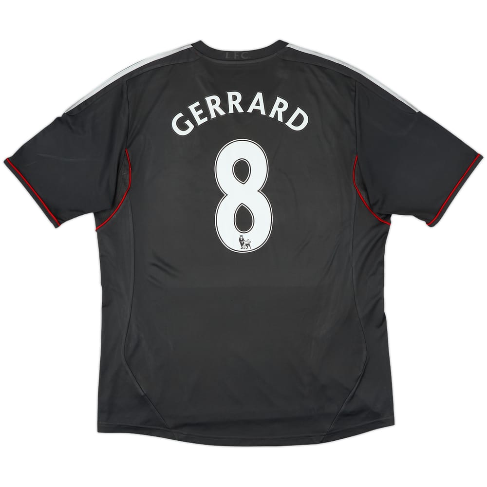 2011-12 Liverpool Away Shirt Gerrard #8 - 6/10 - (XL)