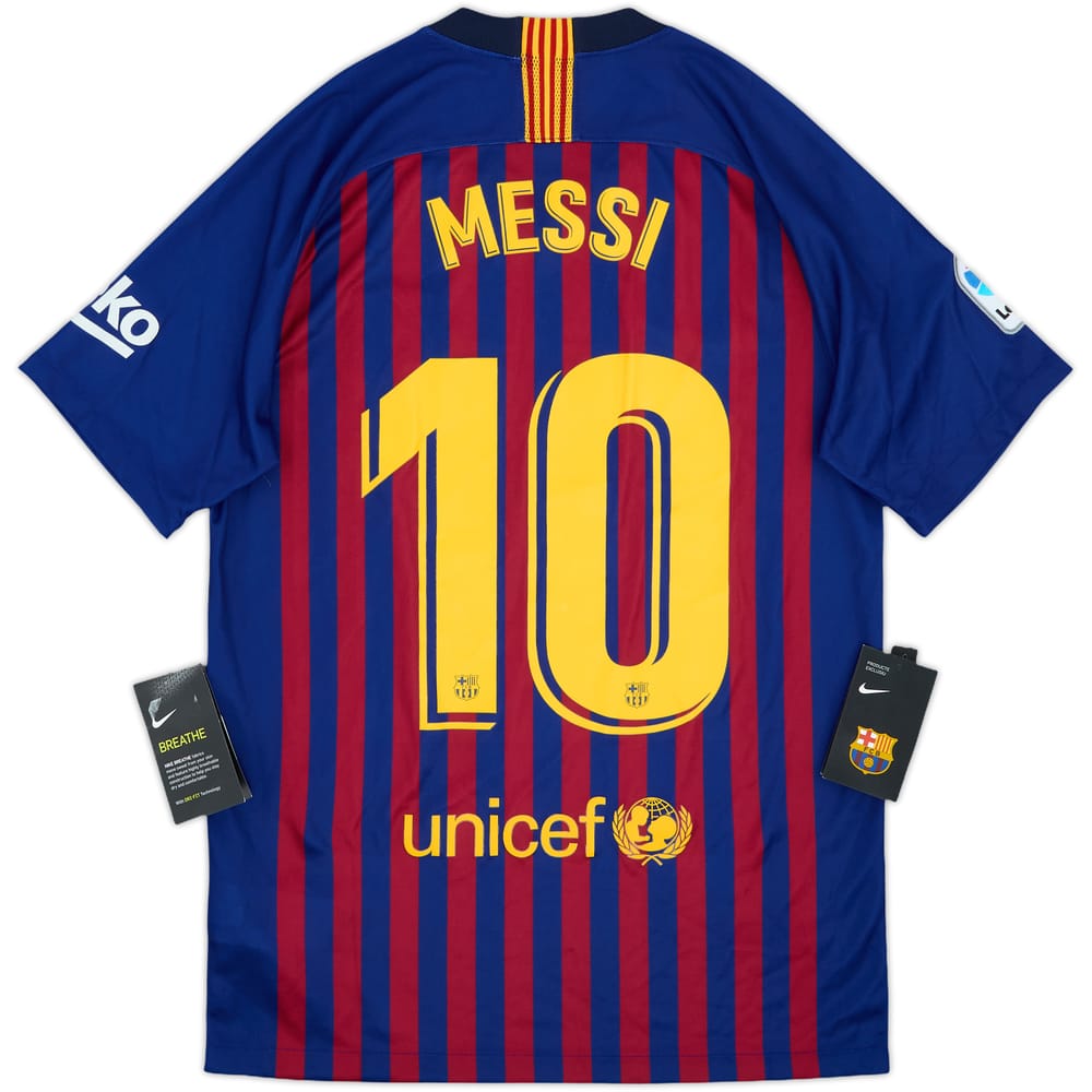 2018-19 Barcelona Home Shirt Messi #10 (S)