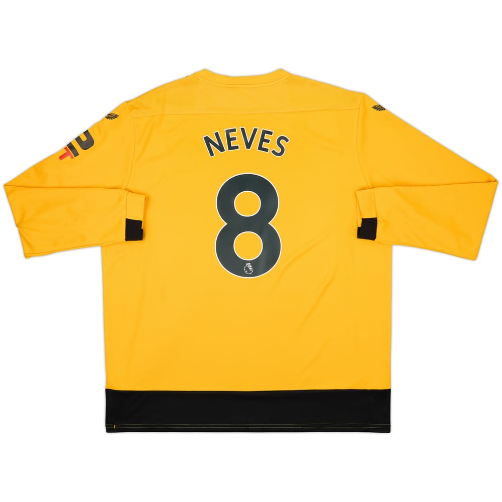 2022-23 Wolves Home L/S Shirt Neves #8 - 10/10 - (XXL)