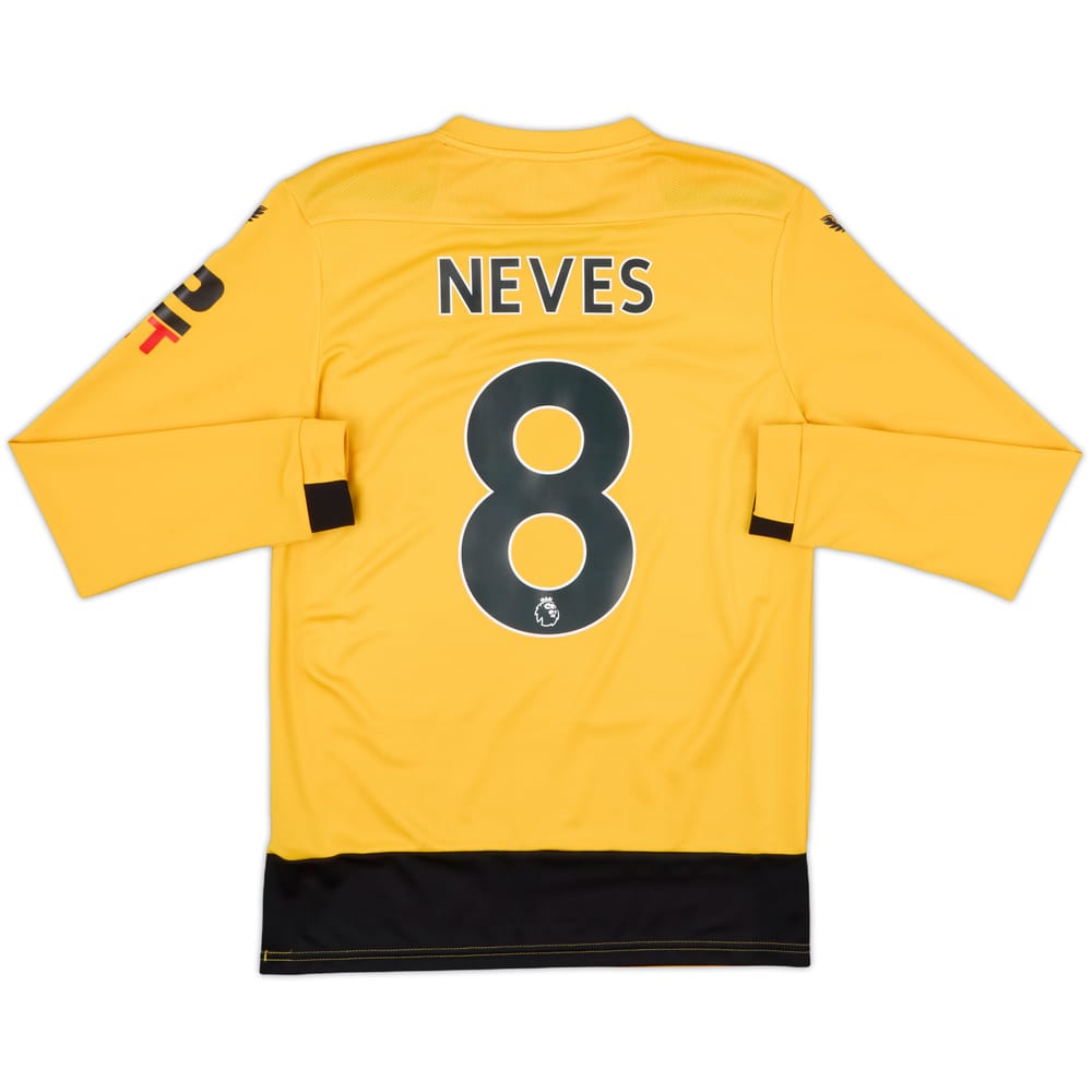 2022-23 Wolves Home L/S Shirt Neves #8 - 9/10 - (S)