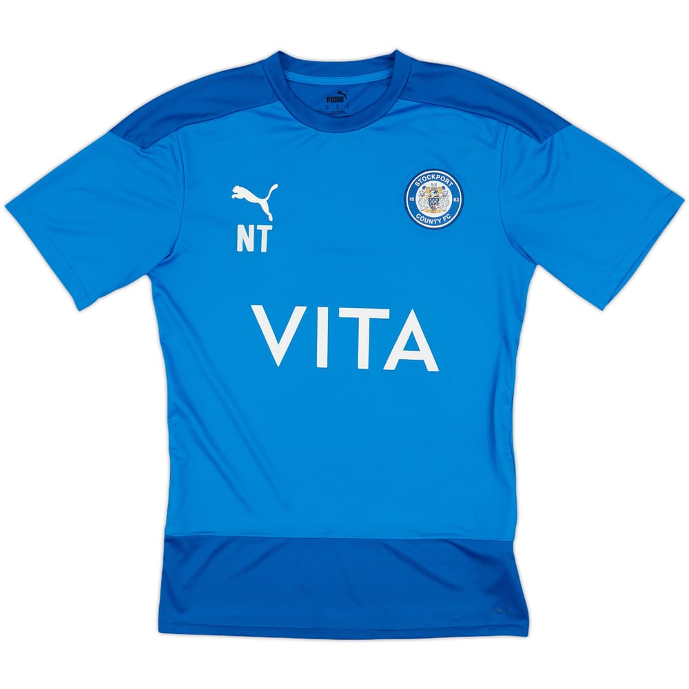 2020-21 Stockport County Staff Issue Puma Training Shirt NT - 7/10 - (M)