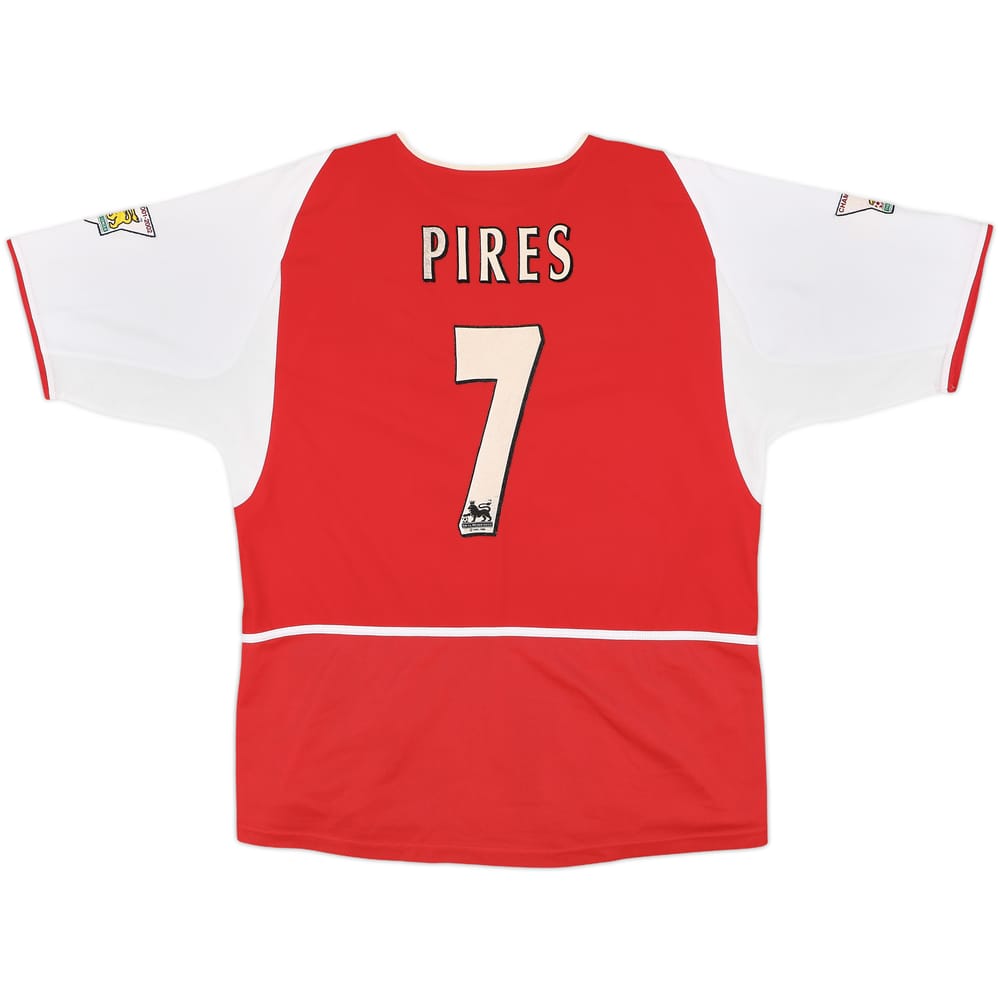 2002-04 Arsenal Home Shirt Pires #7 - 6/10 - (L)