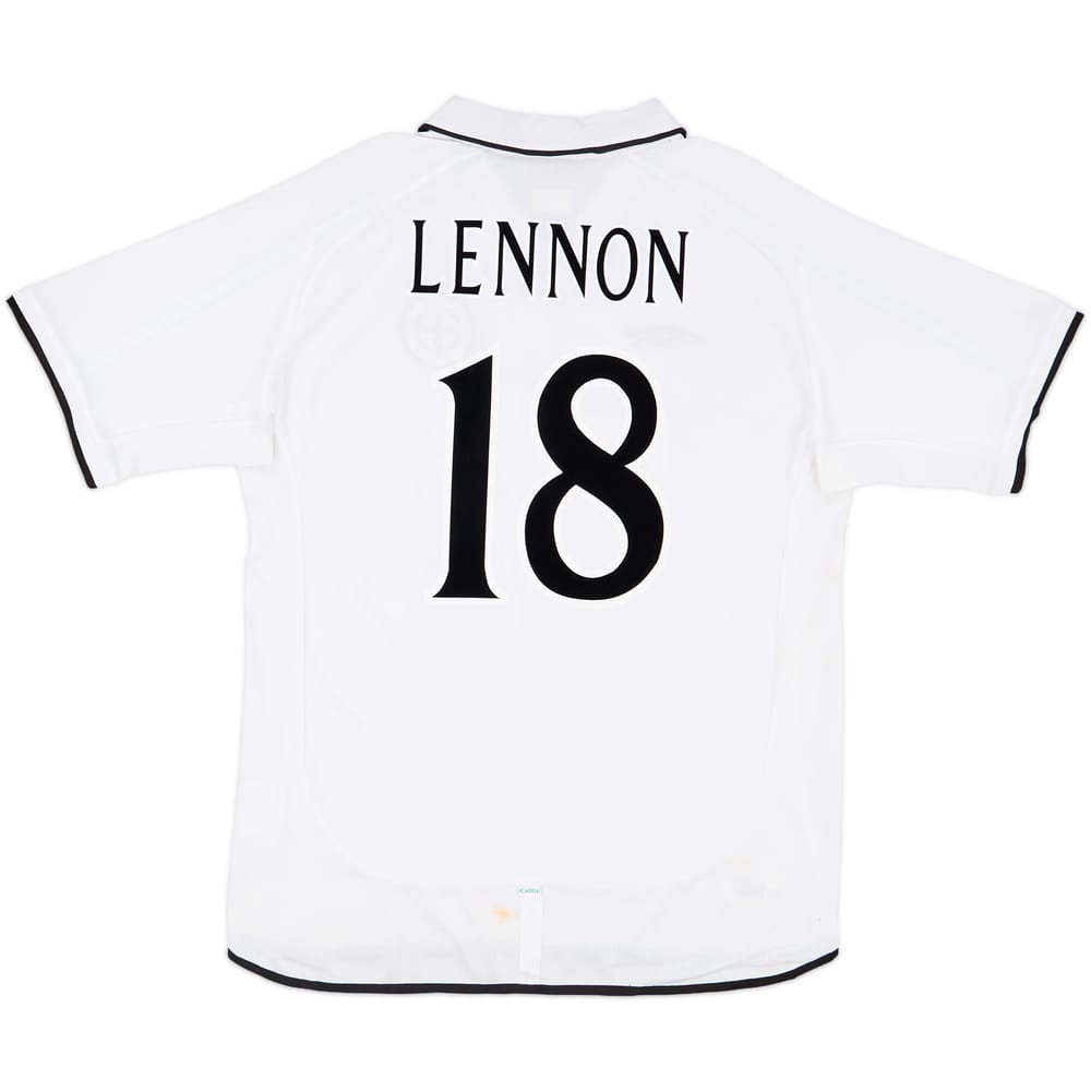 2001-02 Celtic Away Shirt Lennon #18 - 7/10 - (XL)
