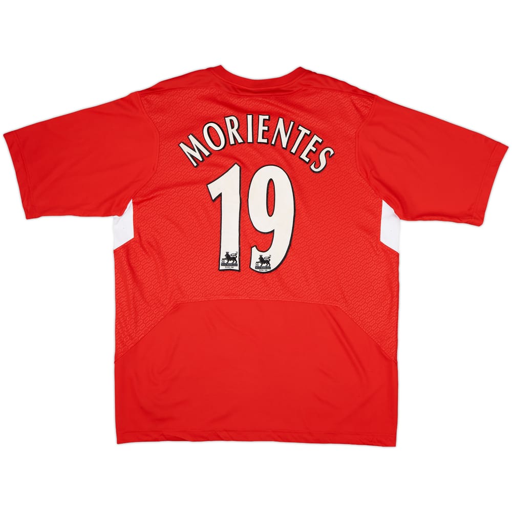 2004-06 Liverpool Home Shirt Morientes #19 - 4/10 - (L)