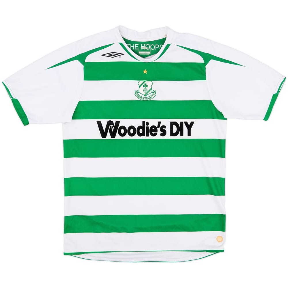 2007-09 Shamrock Rovers Home Shirt - 8/10 - (M)