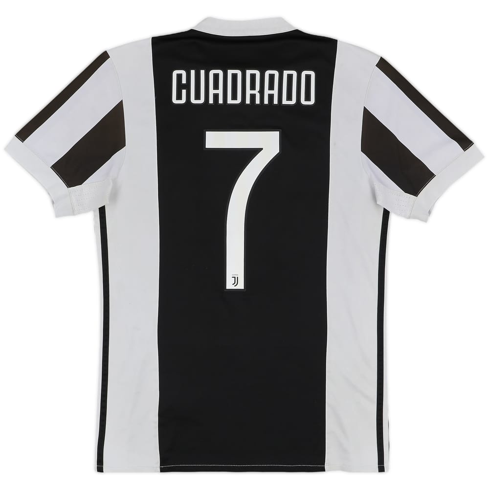 2017-18 Juventus Home Shirt Cuadrado #7 - 4/10 - (S)