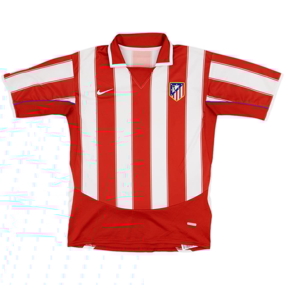 2003-04 Atletico Madrid Home Shirt - 8/10 - (S)