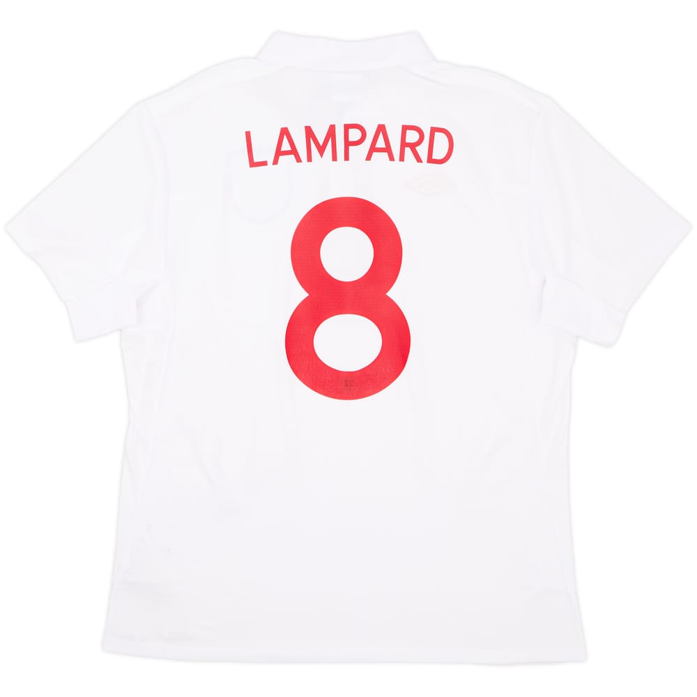 2009-10 England Home Shirt Lampard #8 (L)