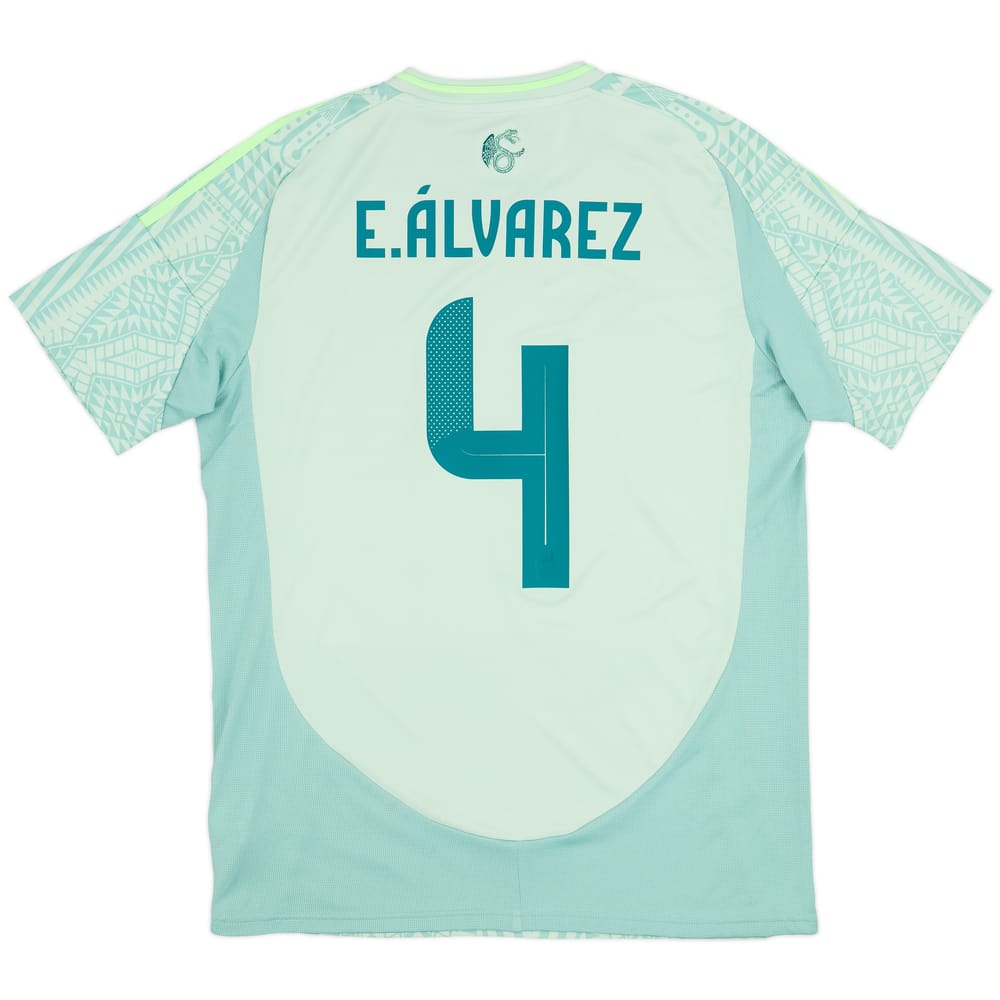 2024-25 Mexico Away Shirt E.Alvarez #4 (L)