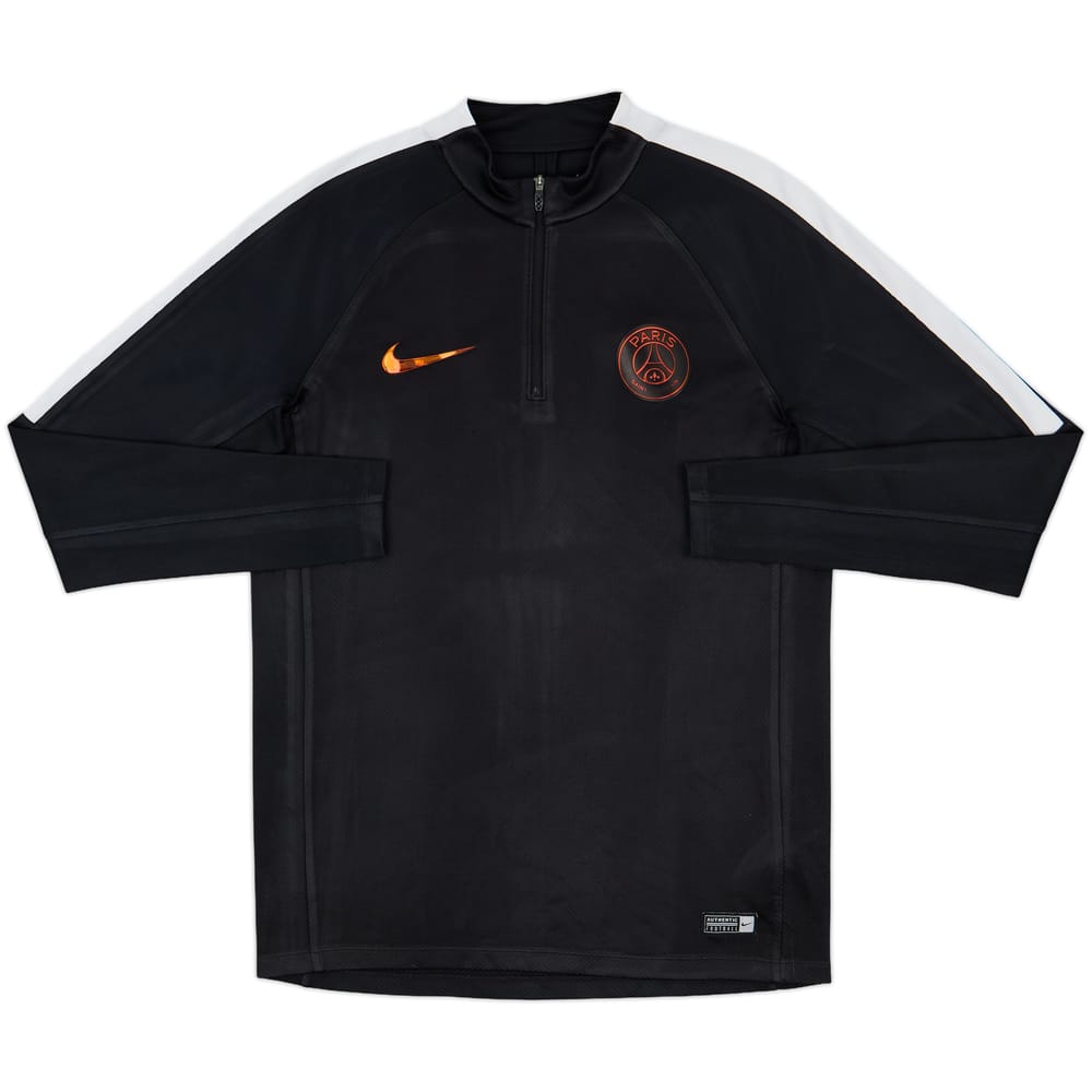 2016-17 Paris Saint-Germain Nike 1/4 Zip Training Top - 6/10 - (M)