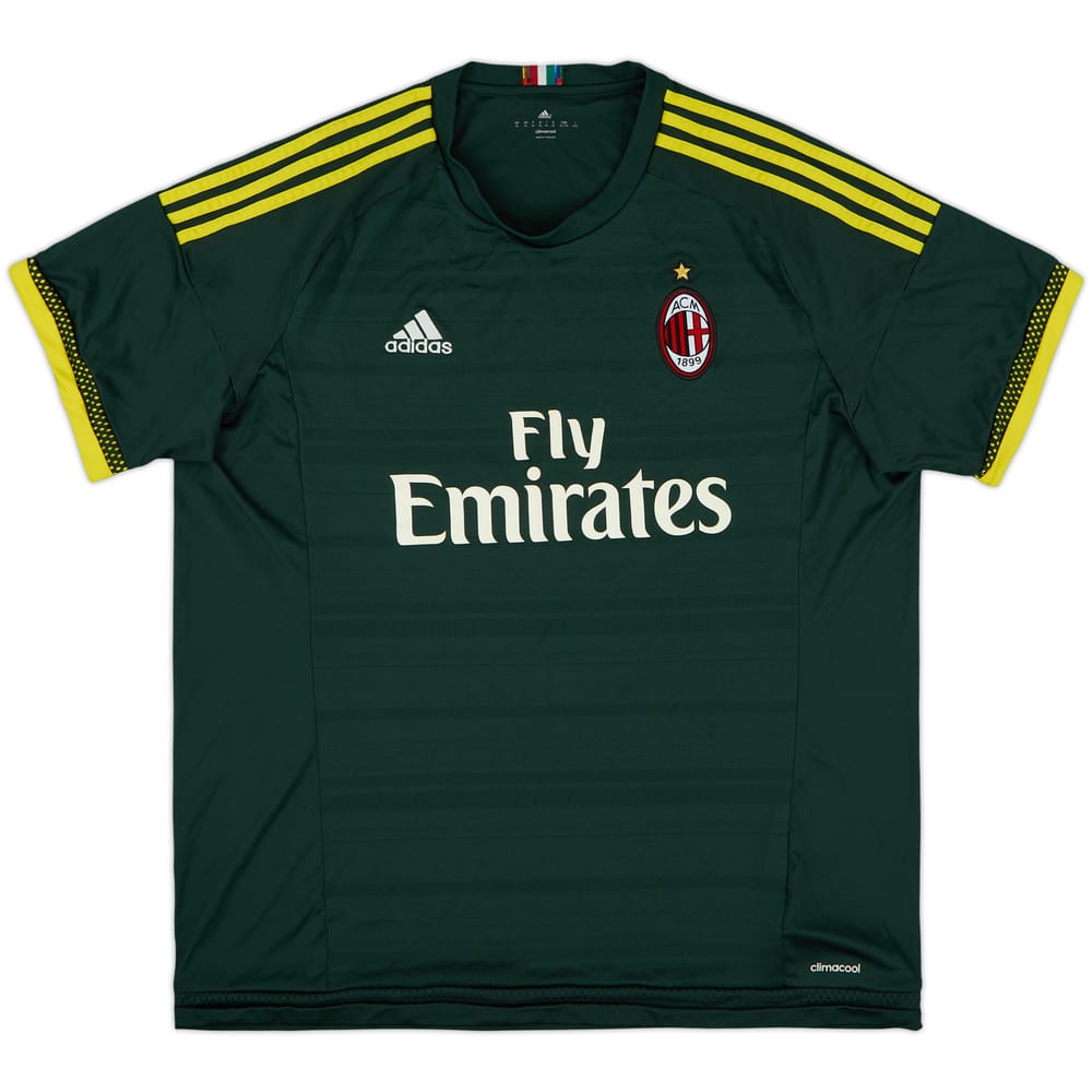 2015-16 AC Milan Third Shirt - 8/10 - (XL)