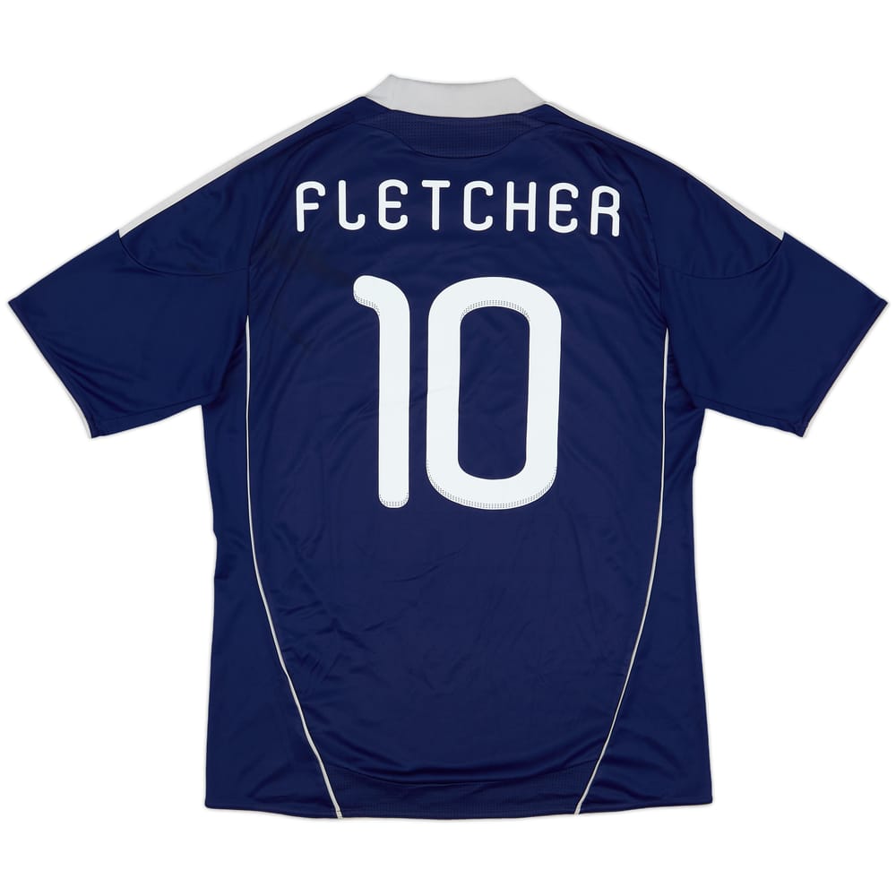 2010-11 Scotland Home Shirt Fletcher #10 - 4/10 - (L)