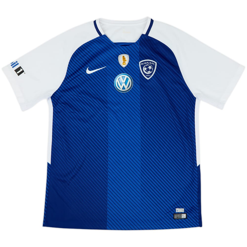 2017-18 Al Hilal Home Shirt - 8/10 - (L)