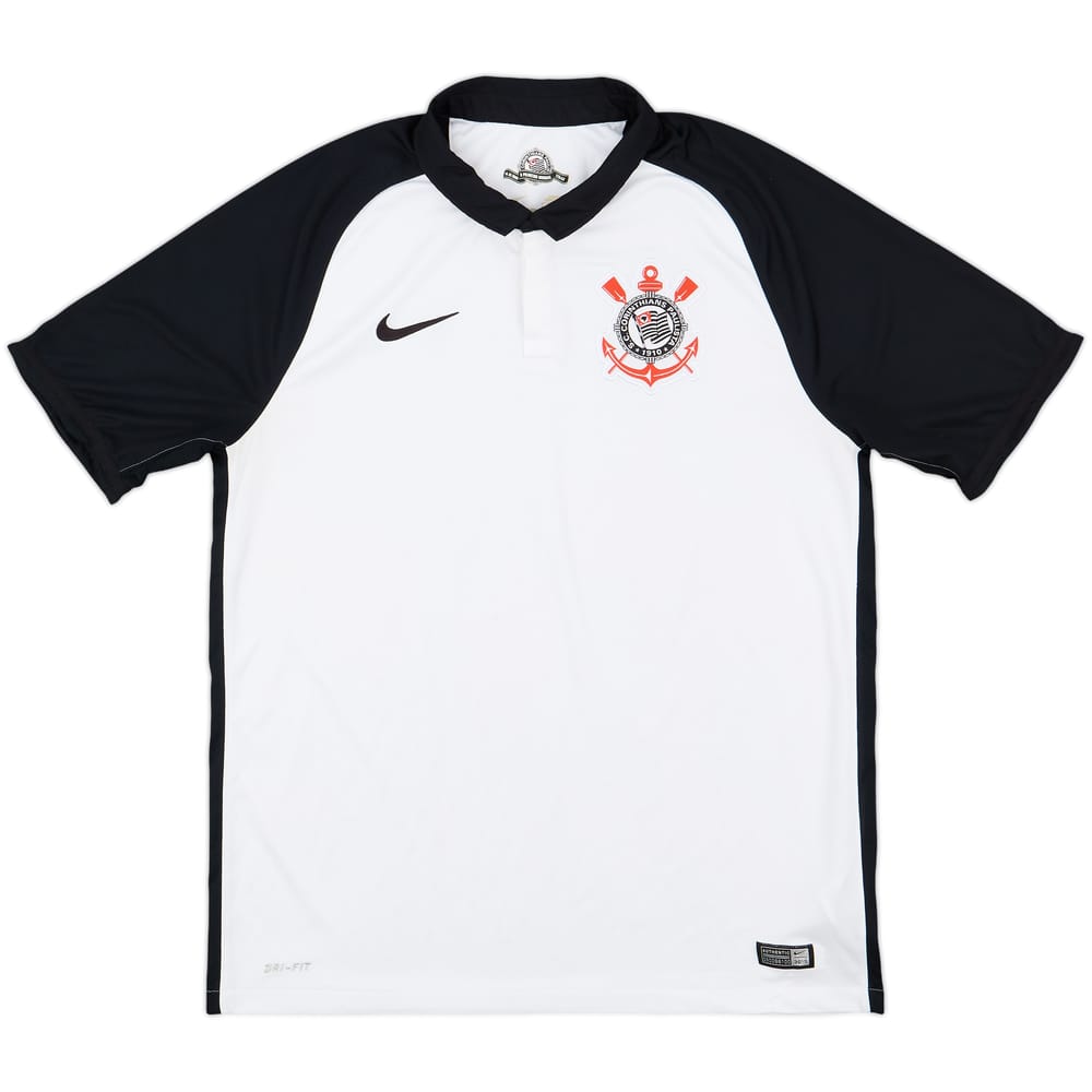 2015 Corinthians Home Shirt - 7/10 - (L)
